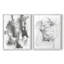 Graphite Abstract III - reproduction encadrée de qualité supérieure - prête à être accrochée - aucun clou requis - aucun clou requis-1399474964-1399474973