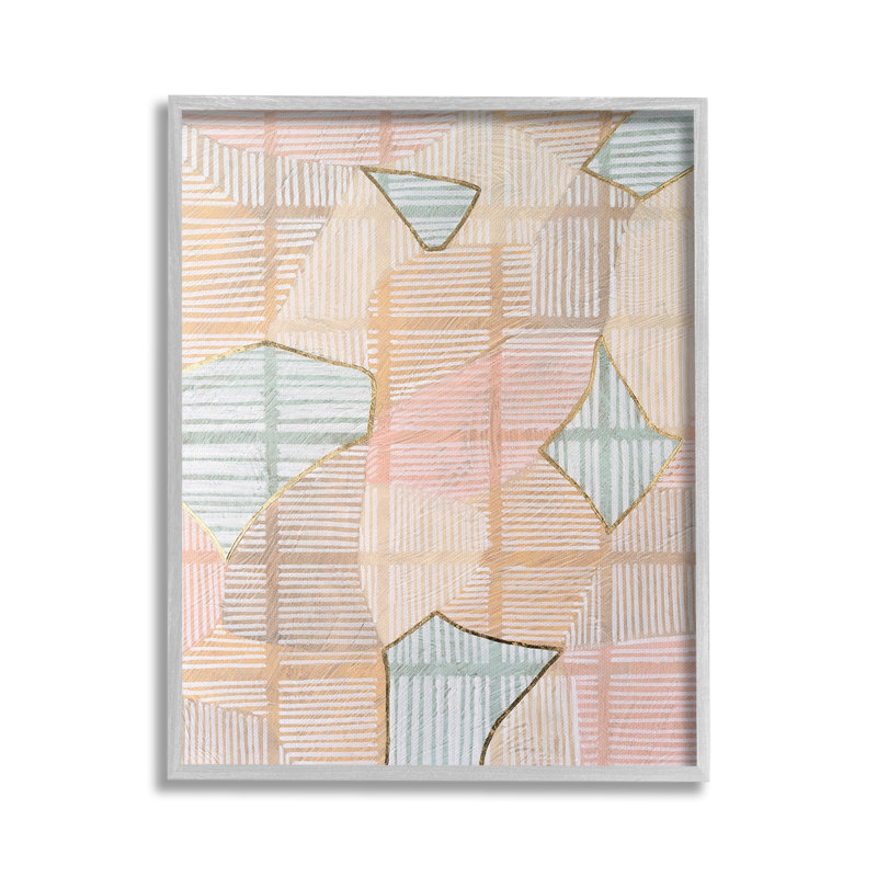 "Cadre photo à motif pastel" par Vanna Lam sur toile, H 30 po x l 24 po