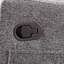 Causeuse inclinable manuelle de 56,7 po de largeur avec porte-gobelets et rangement pour poche-820741678