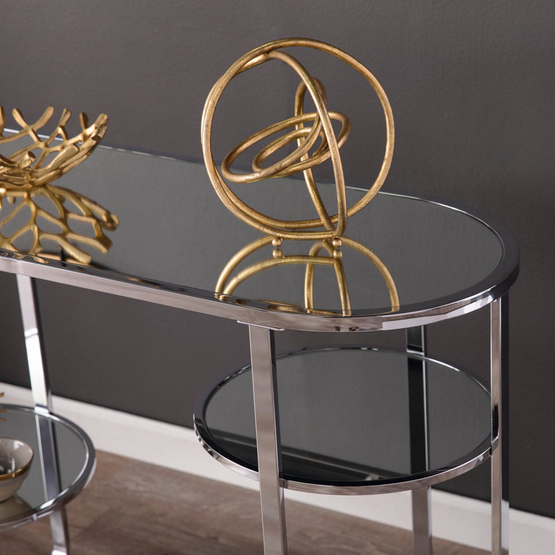 Console à miroir avec rangement