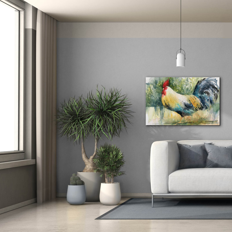Art mural sur toile August Grove® «Sly Strutter» par Annelein Beukenkamp, H 26 po x l 40 po x P 1,5 po