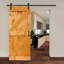 Pine Wood Sliding DIY Barn Door With Installation Hardware Kit-93178039-93178030