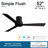 Minka Aire Simple Flush Hugger Fan-97902338-124303676