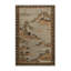 Tapis gris art déco lavable à la machine-1629588405
