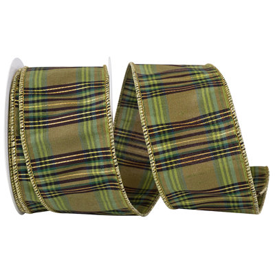 Plaid Fabric Ribbon