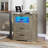 Ariss 17.7'' W Particle Board / Chipboard Nightstand-2117143278