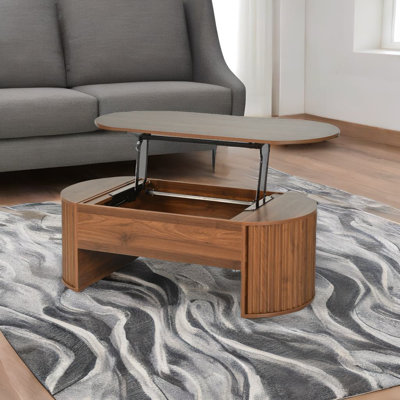 Table basse à plateau relevable