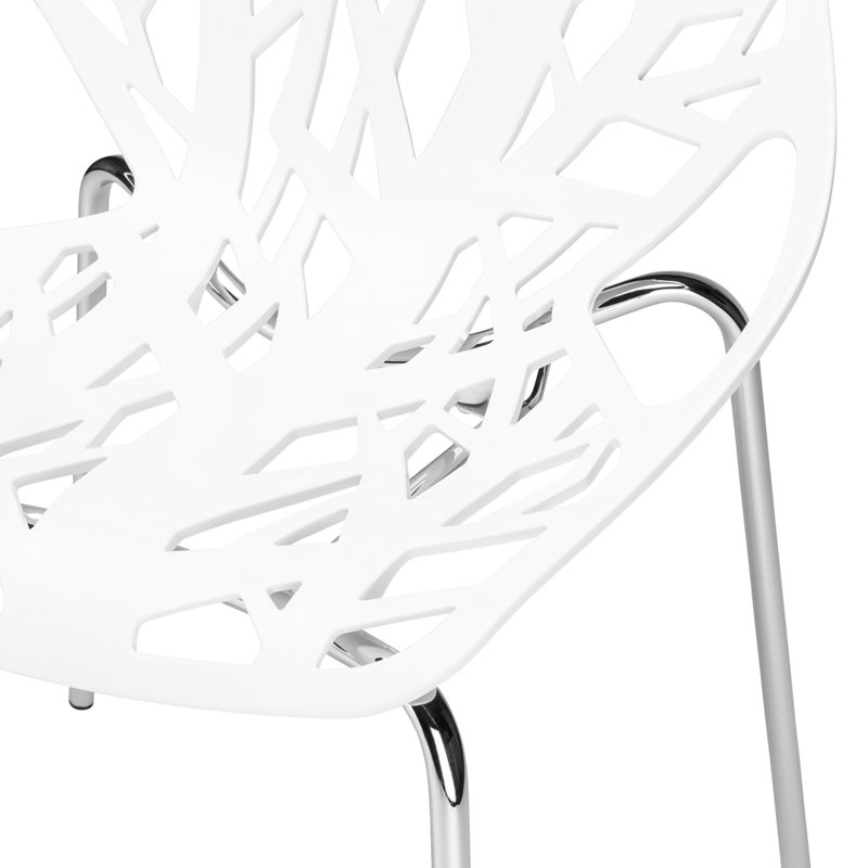 Radcliffe Metal Outdoor Dining Side Chair, White