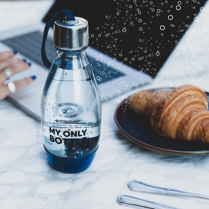 Sodastream My Only Bottle Black 0.5 L Carbonator Bottle 1 Pk