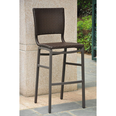 Brade 30" Patio Bar Stool by Wade Logan