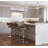 Betuel Swivel Upholstered Adjustable Height Counter Stool with Metal Frame