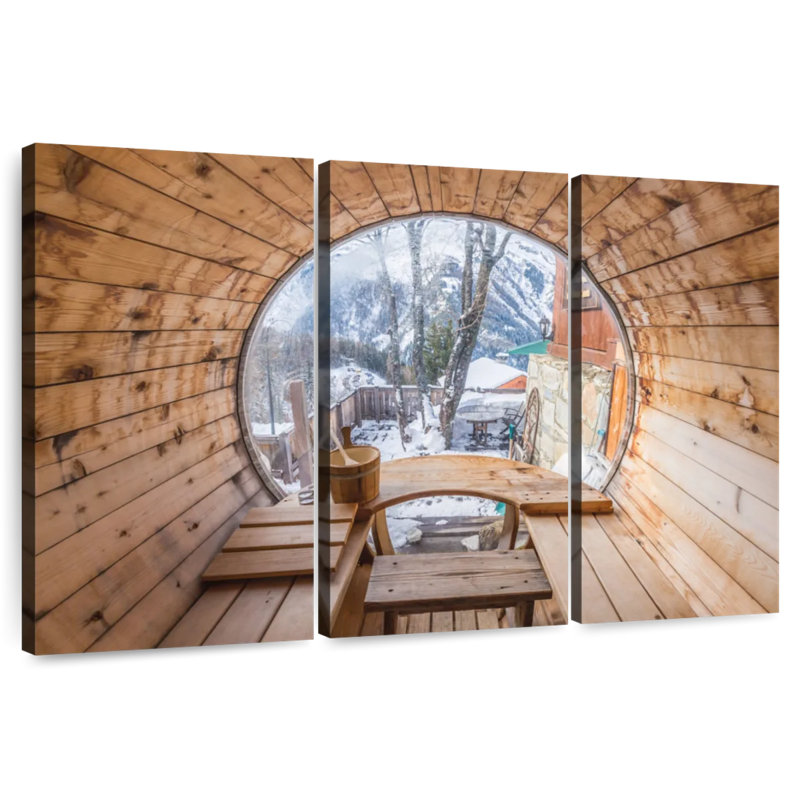 Lilie Snowy Mountain Sauna, H 42 po x l 65 po