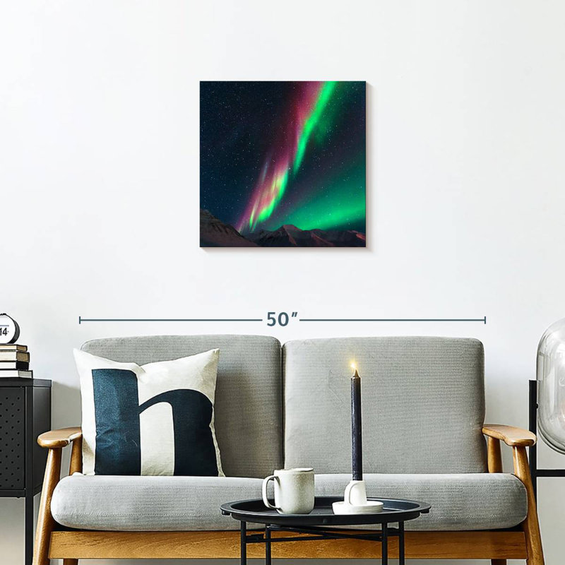 Alvord Atigun Pass Northern Lights, H 20 po x l 20 po