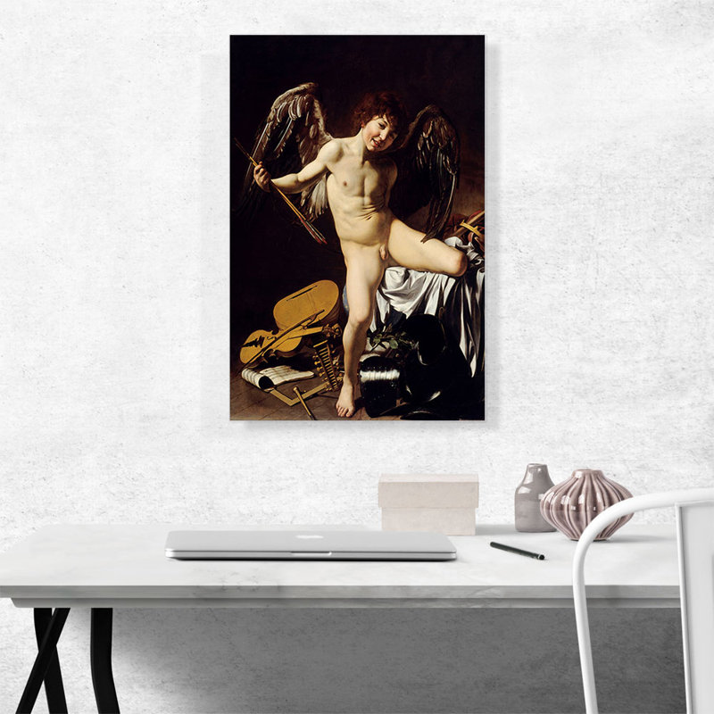 Cupidon comme Victor 1601 - impression, H 26 po x l 18 po x P 1,5 po