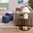Multi-Functional Ottoman Table Set with Drum Stool and Storage Space-701791377