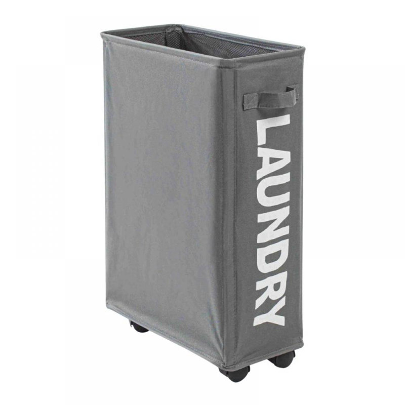 Latitude Run® Fabric Decorative Bin, Dark Gray