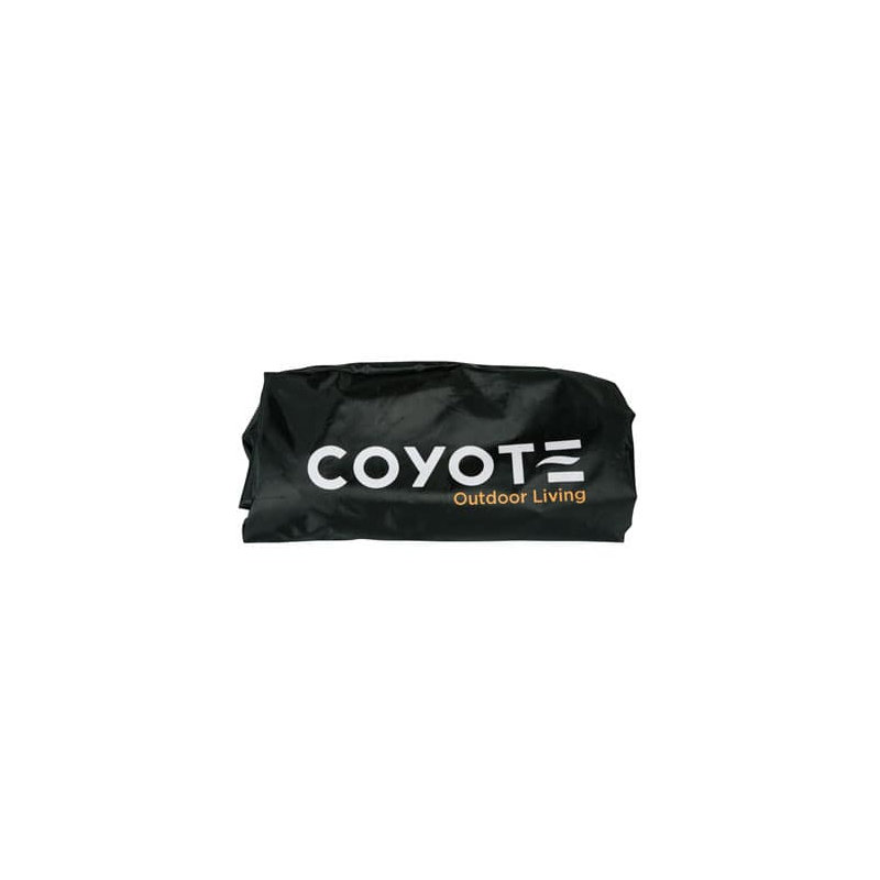 Coyote Gray Cover For 24" Built-In Power Burner, 24"  H x 14" W x 24" D