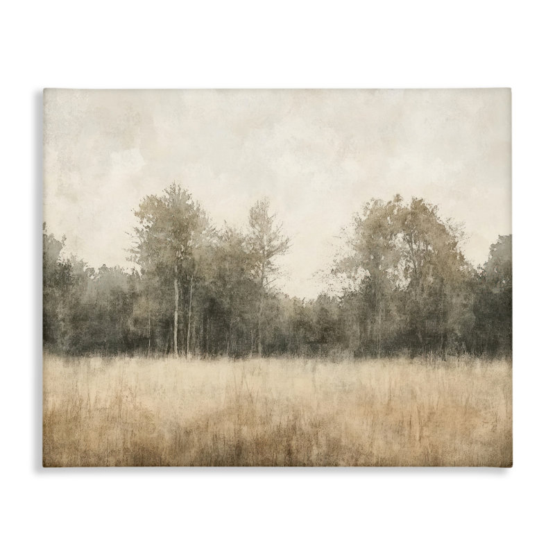 «Neutral Watercolor Woodland», conception de Mona Grace, H 16 po x l 20 po