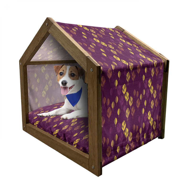 Niche en bois mauve, H 22,44 po x l 23,62 po x P 17,72 po