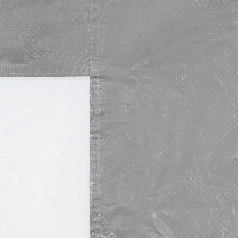 VidaXL Side Wall for Canopy, 195cm H x 300cm W x 0.1cm D, Light Grey