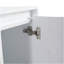 12" Freestanding Bathroom Storage Cabinet, Soft Close Doors, Glossy White,(KD-Packing)