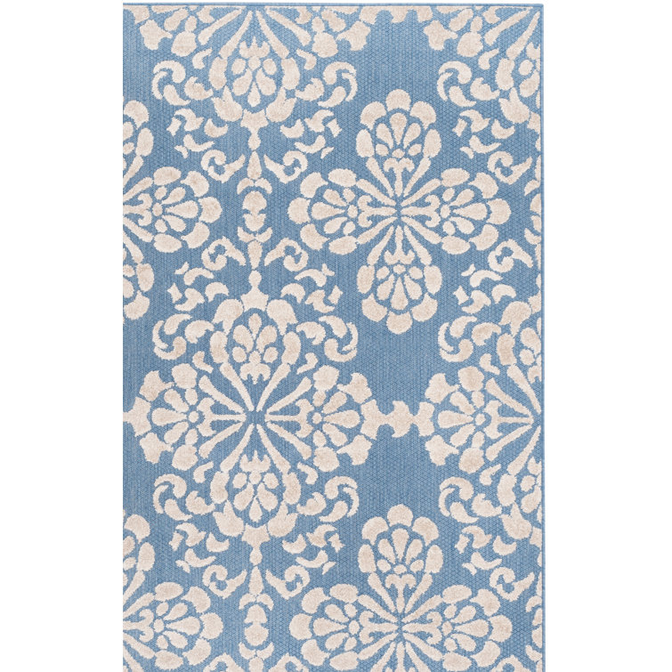 Jaquelin Performance Damask Indoor/Outdoor Area Rug