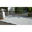 Tapis intérieur / extérieur à rayures horizontales bleu Abani OCE120B-887142575