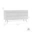 Commode 6 tiroirs en bois d'acacia gris