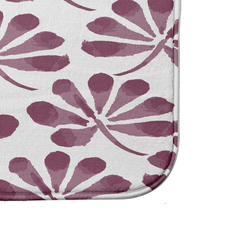 Tapis de bain Luff, Rouge, l 17 po x L 24 po