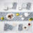Lenox Blue Bay 14"x72" Reversible Table Runner