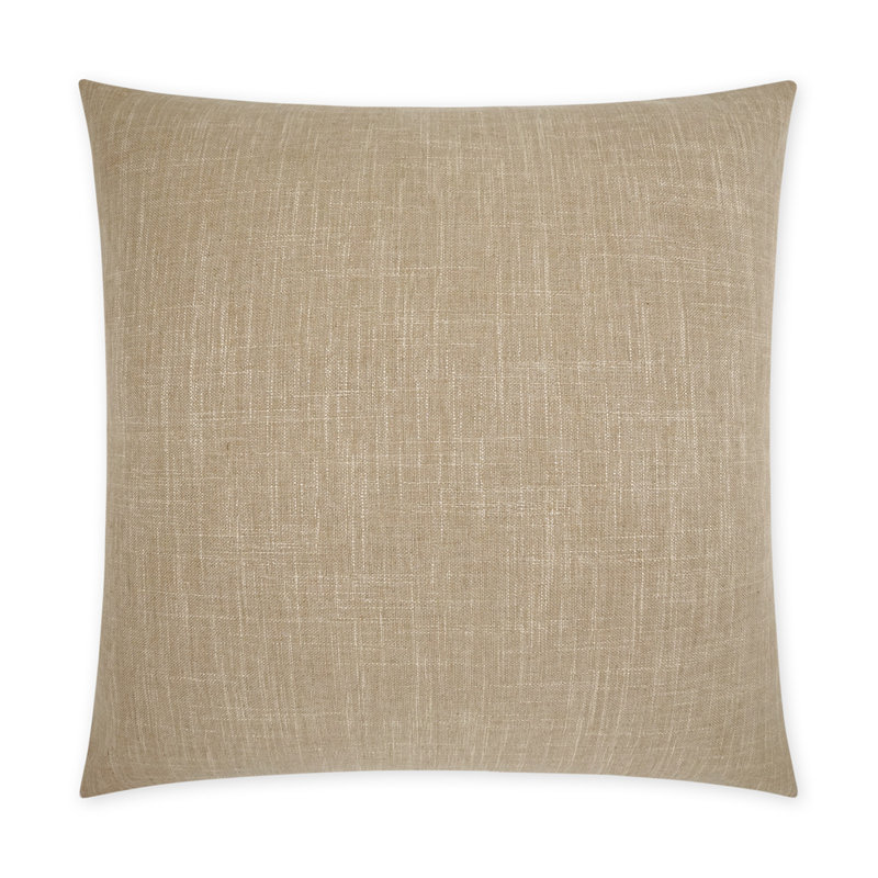 Coussin décoratif Lena, Blé, Carré 22 po
