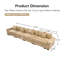 Canapé modulaire surdimensionné 170 pouces Cloud-176402144-176402150