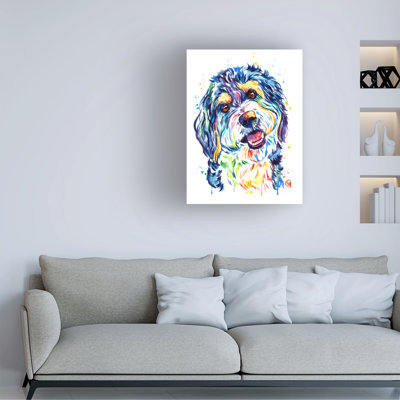 Lisa Whitehouse Bernedoodle  Canvas Art