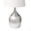 Lampe de table 24 po avec abat-jour blanc 24 po