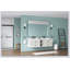 Miroir de salle de bain mural 84 po x 48 po avec cadre en aluminium et miroir mural rectangulaire-432256042-432256040