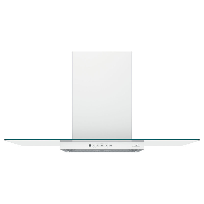 Café 350 CFM Convertible Wall Mount Range Hood with Nightlight, Matte White