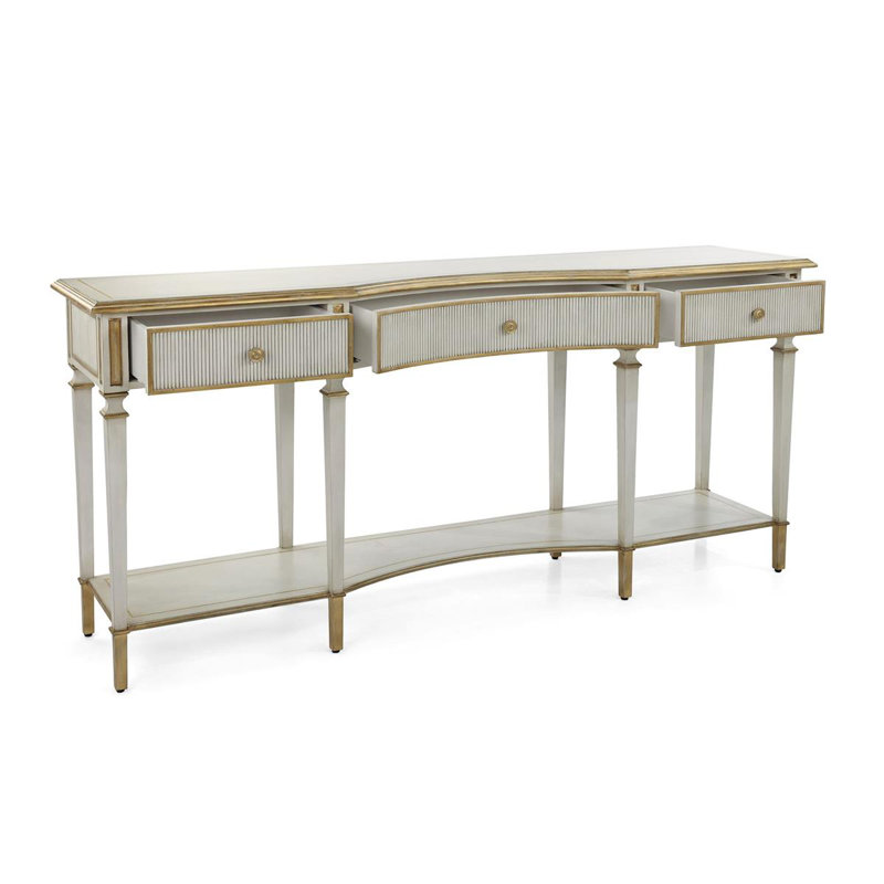 Vallejo 77'' W Solid Wood Console Table