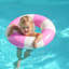 Mini anneau de piscine tubulaire: rayures zestes magenta-126132228-126132230