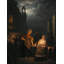 «Night Market in Rotterdam» par Petrus Van Schendel, reproduction d'art sur toile tendue avec châssis-132680829
