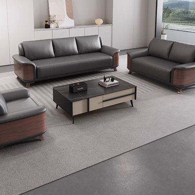 Reception room business simple office sofa set