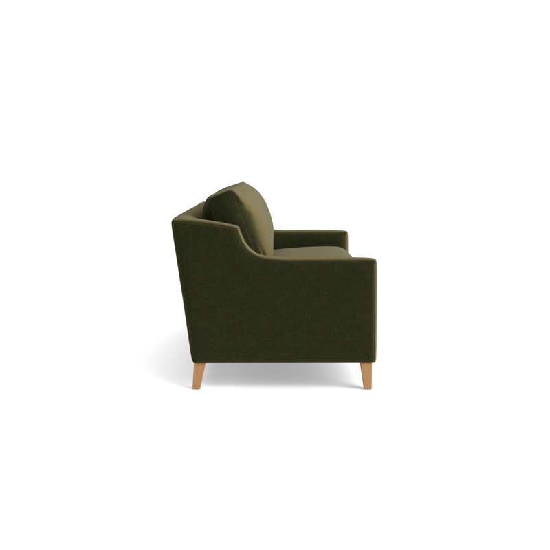Gigi No Skirt 85 Sofa, Performance Velvet - Balsam, Natural