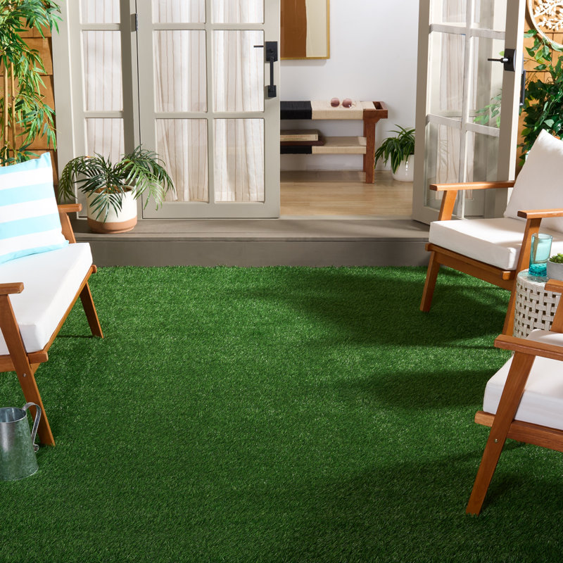 Turf Area Rug 601 Solid Color Indoor/Outdoor Rug, Rectangle 7'9" x 10'
