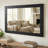Shmuel Wood Framed with Safety Backing Ideal for Bathroom / Vanity Mirror-726897480-744902718