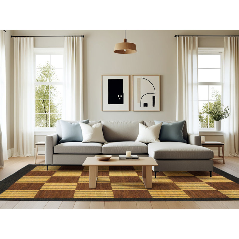 Tapis abstrait moderne 1531, Rectangle 6 pi x 9 pi
