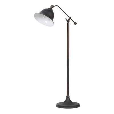 Lampe sur pied 54 po bronze foncé Bell Down Bridge