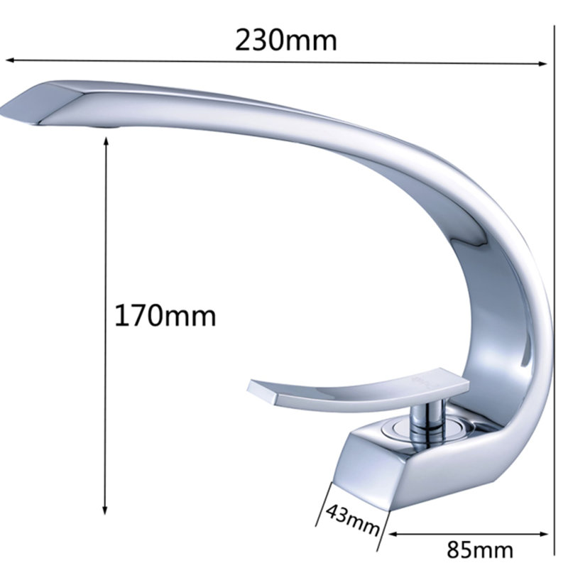 Single-Hole Single-handle Bathroom Faucet, Chrome