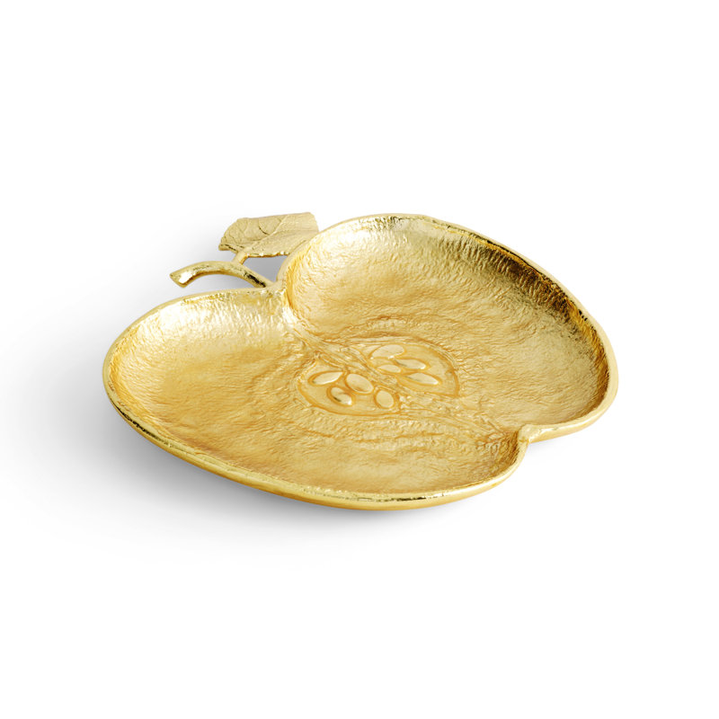 Apple Plate, Gold