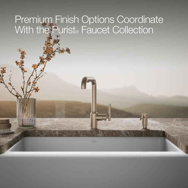 Purist Soap/Lotion Dispenser, Vibrant Brushed Bronze