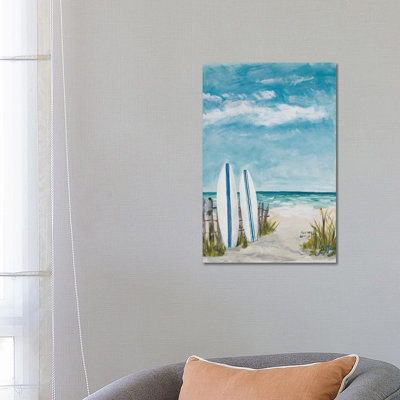 Cloudy Day In Paradise II by Julie Derice - Painting on Canvas