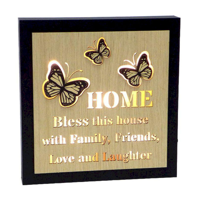 Home Papillons et plaque à DEL